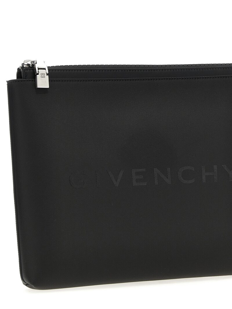 Logo clutch bag Man GIVENCHY Black