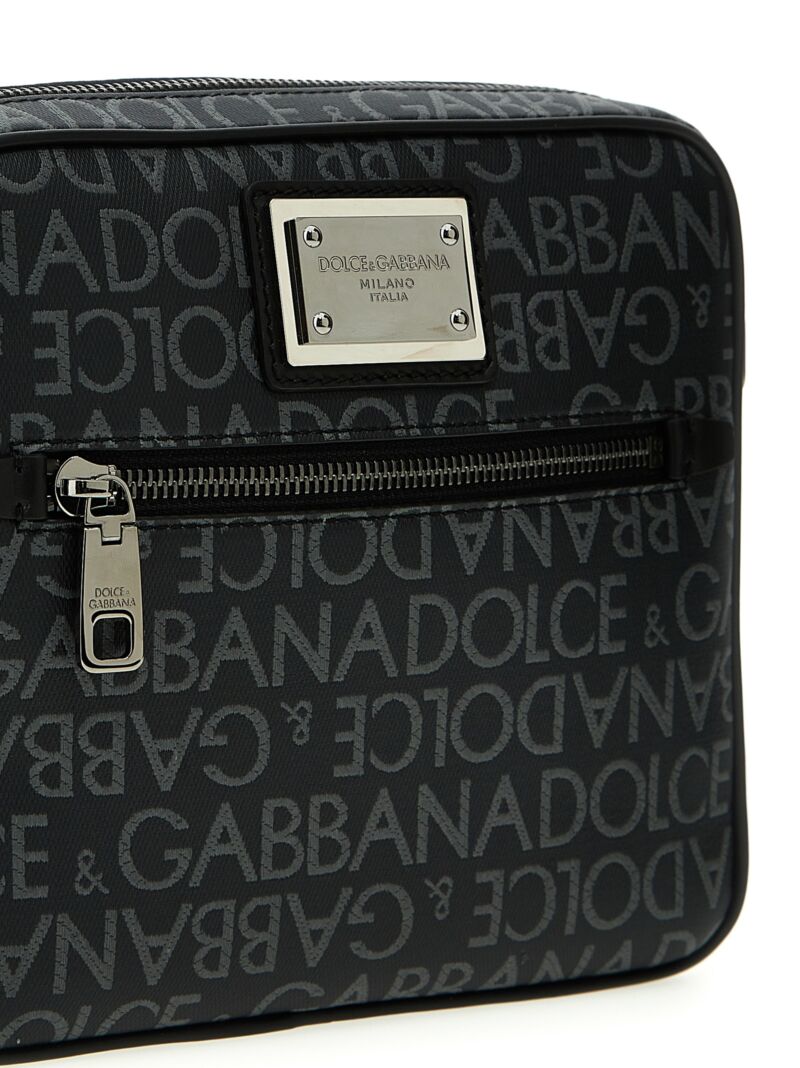 Logo crossbody bag Man DOLCE & GABBANA Black