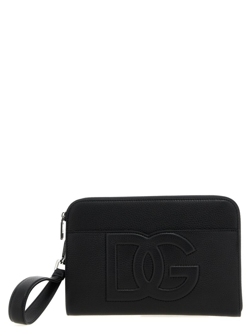 Medium 'DG' clutch bag DOLCE & GABBANA Black