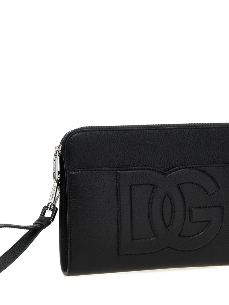 Medium 'DG' clutch bag Man DOLCE & GABBANA Black