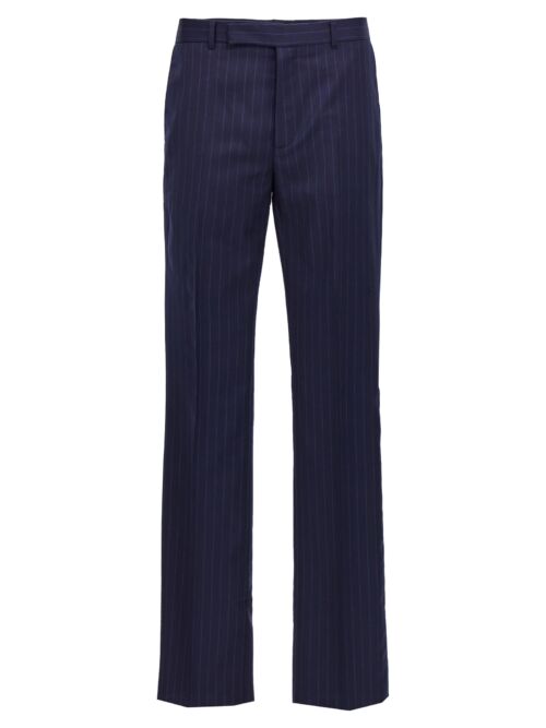 Pinstripe pants GIVENCHY Blue