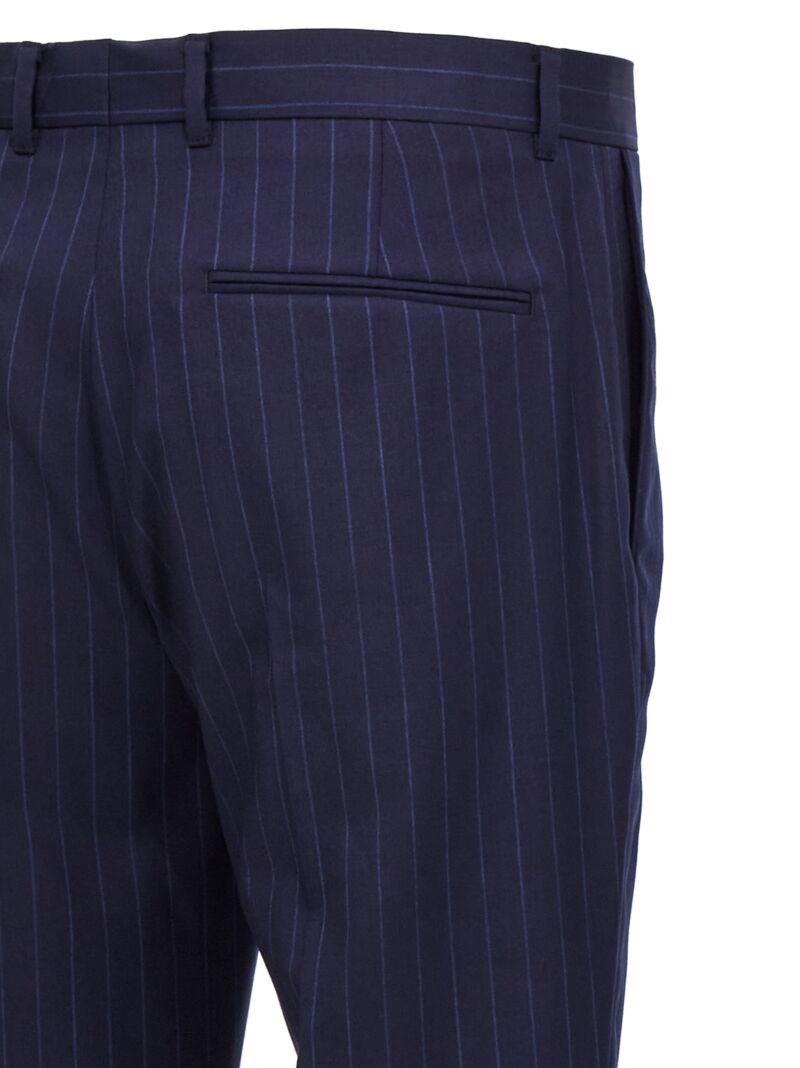 Pinstripe pants 100% wool GIVENCHY Blue