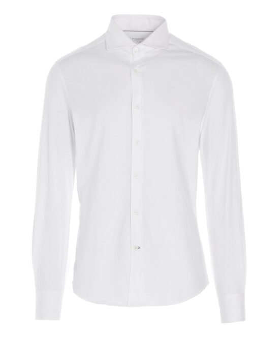 Basic cotton shirt BRUNELLO CUCINELLI White