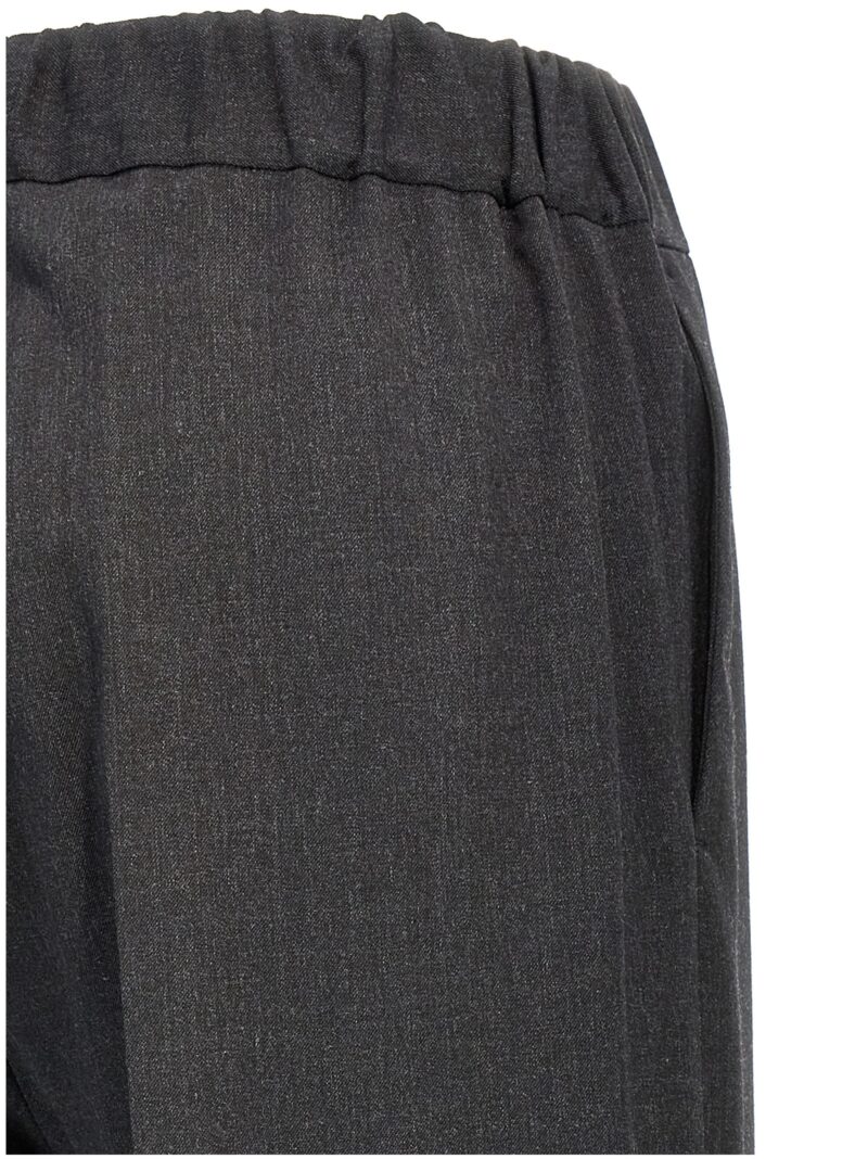 Wool pants 96% virgin wool 4% elastane ALBERTO BIANI Gray