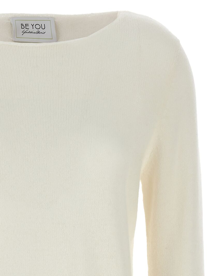 'Lady 11' sweater Woman BE YOU White