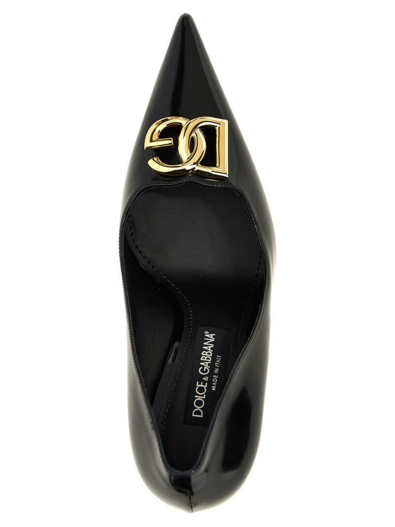 'Lollo' pumps 100% calfskin leather (Bos Taurus) DOLCE & GABBANA Black