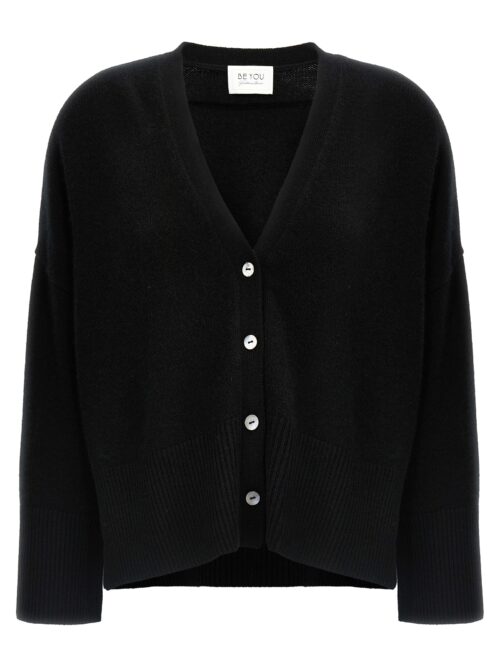 'Lady 38' cardigan BE YOU Black