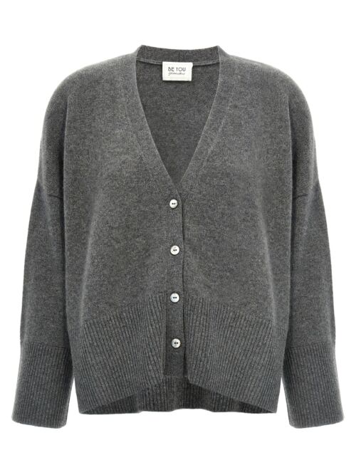 'Lady 38' cardigan BE YOU Gray