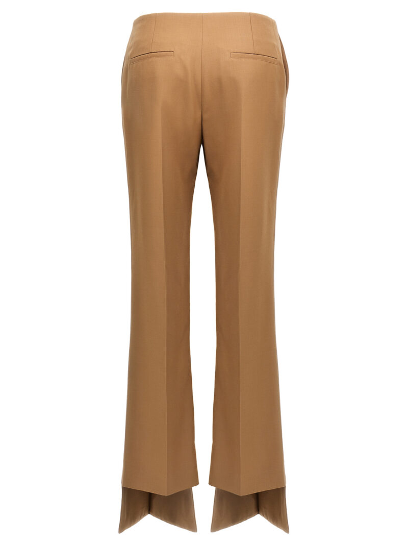 Asymmetrical hem pants CH24APA32063205 CHLOÉ Brown