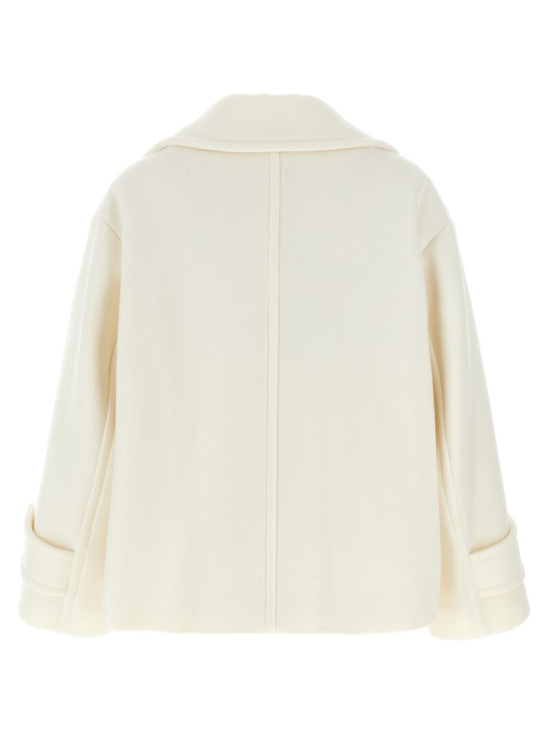 Double-breasted coat CH24WMA96072112 CHLOÉ White