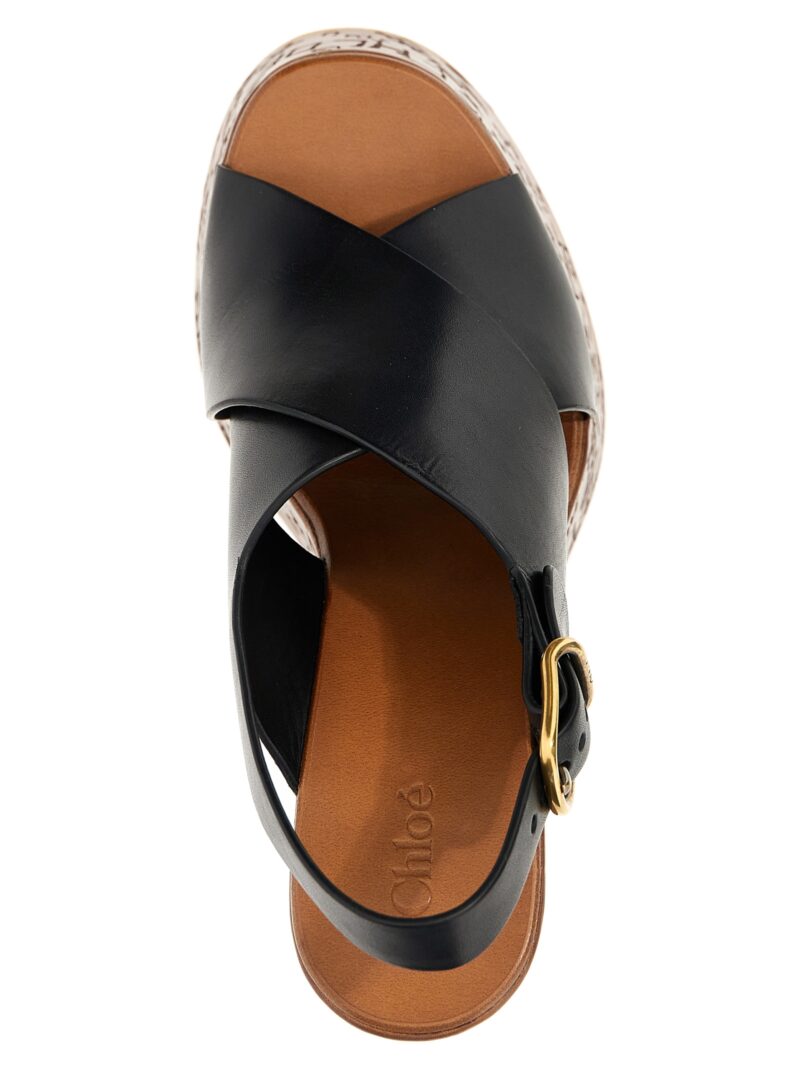 'Maxime' wedges 100% calfskin leather (Bos Taurus) CHLOÉ Black