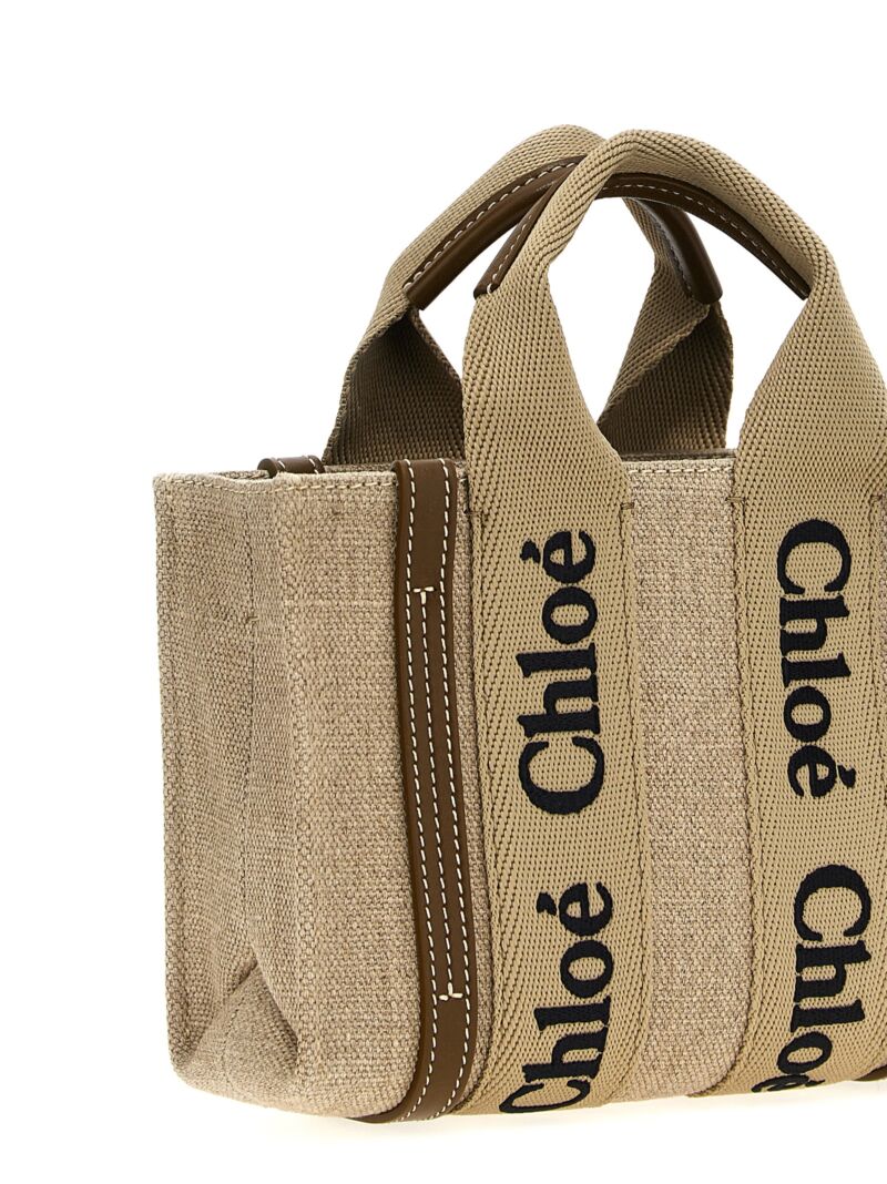 'Woody' shopping bag Woman CHLOÉ Brown