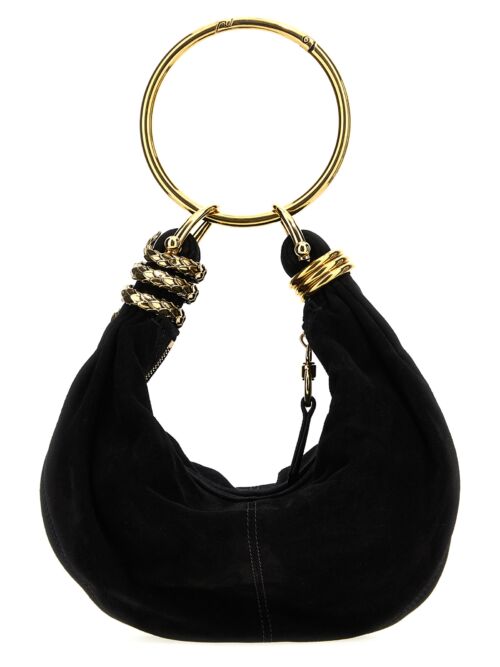 'Bracelet Hobo Bag Snake Ornament' handbag CHLOÉ Black