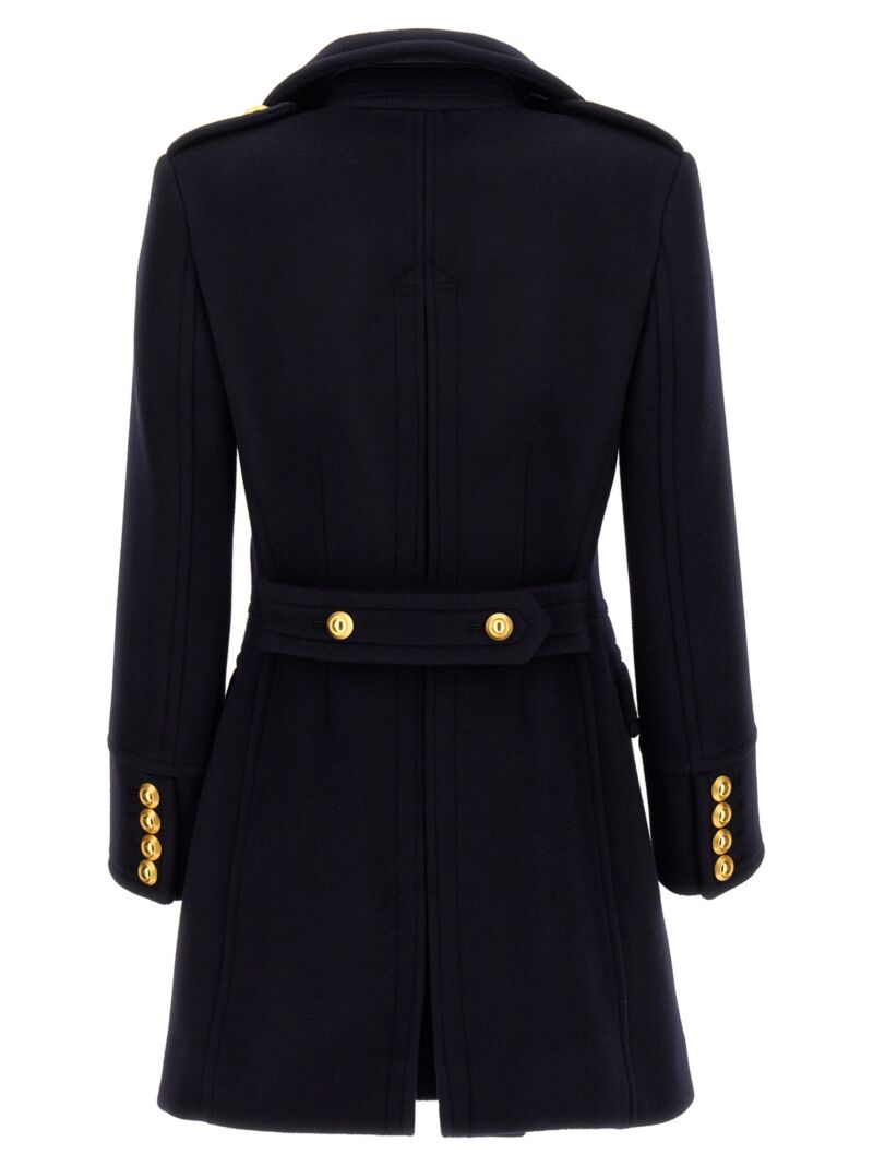 Double-breasted wool coat CP1609FAX1293HB997 TOM FORD Blue