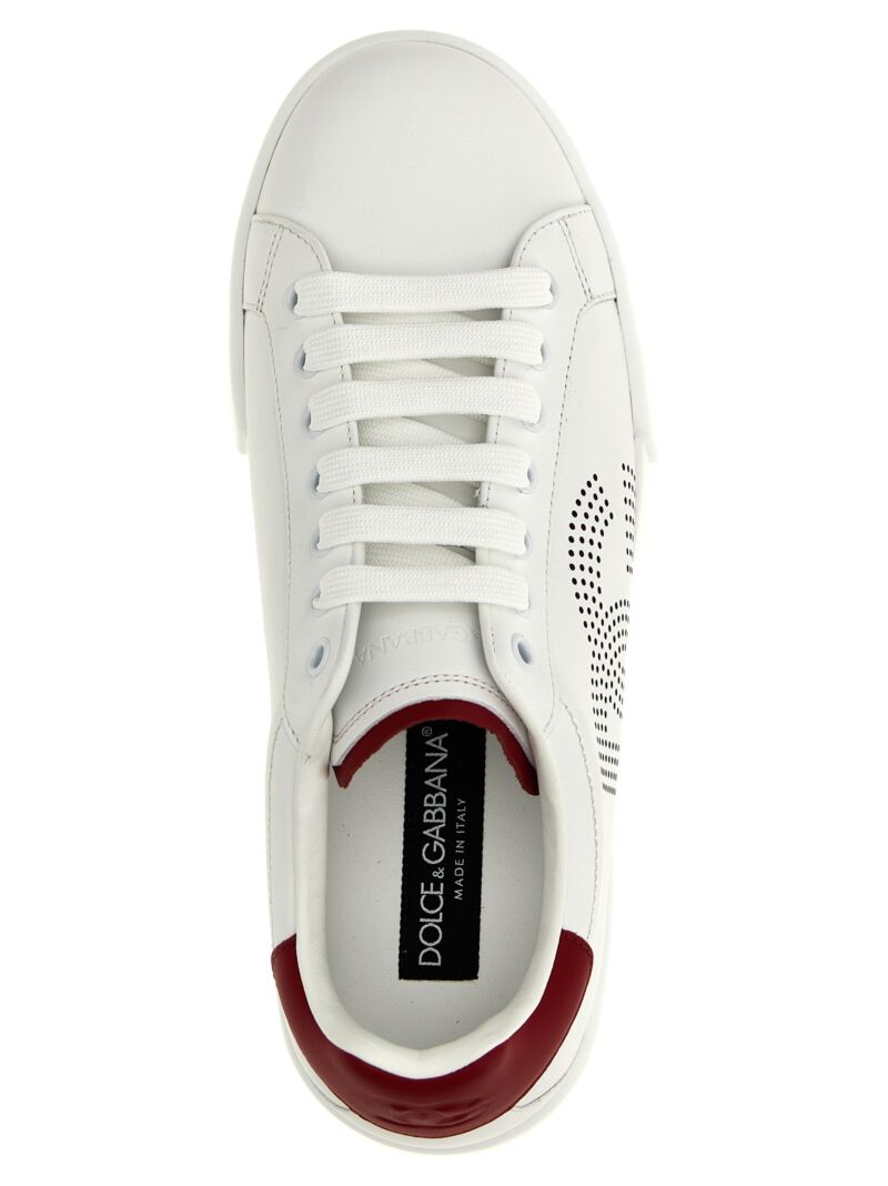 'Portofino' sneakers 100% calfskin leather (Bos Taurus) DOLCE & GABBANA Red