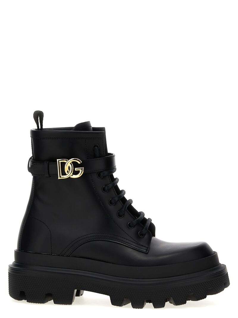 Logo ankle boots DOLCE & GABBANA Black