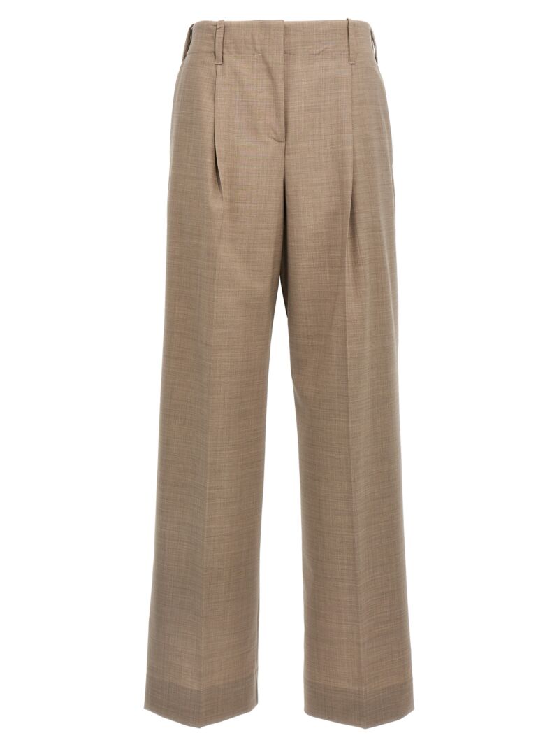 Wool pants P.A.R.O.S.H. Beige