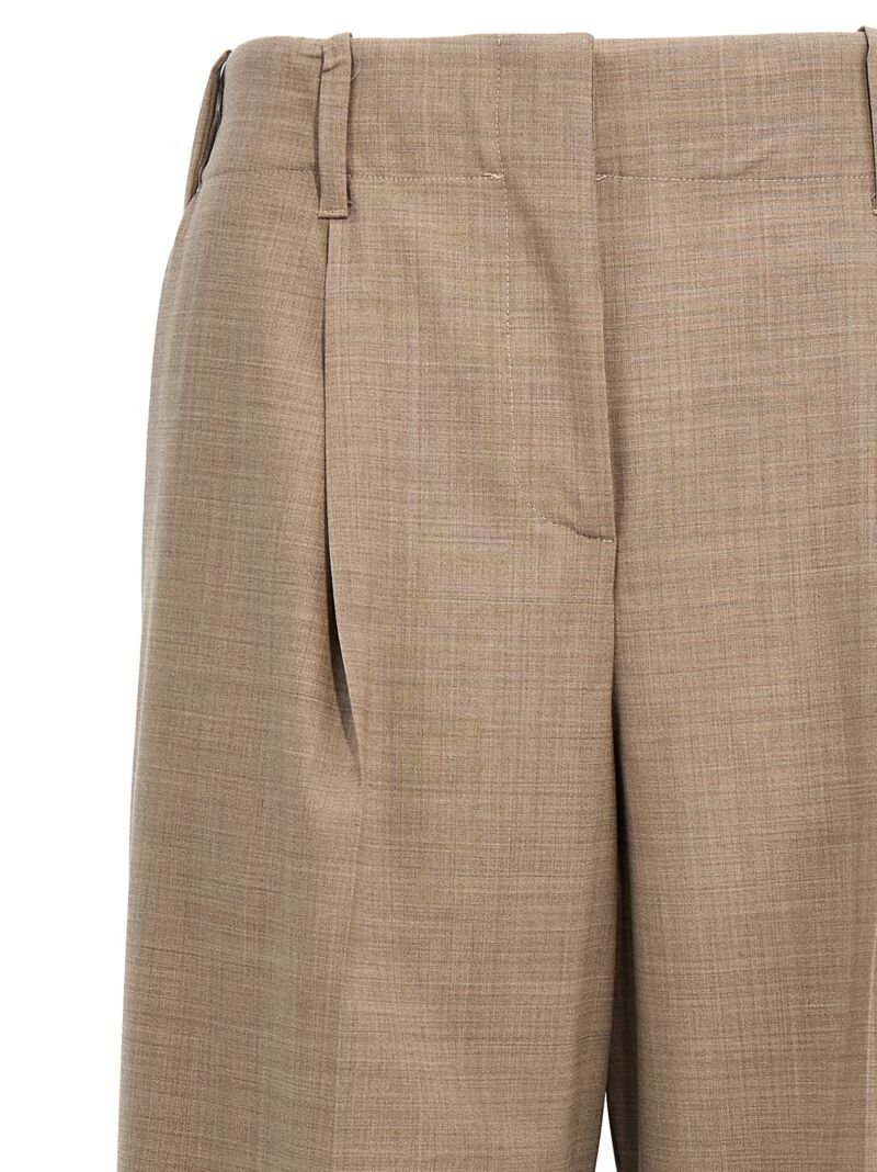 Wool pants Woman P.A.R.O.S.H. Beige