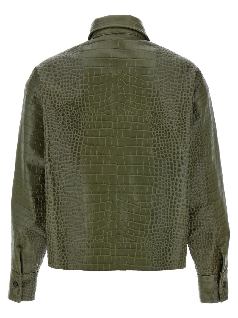 Crocodile print shirt D452K700IYR80515 ERMANNO SCERVINO Green