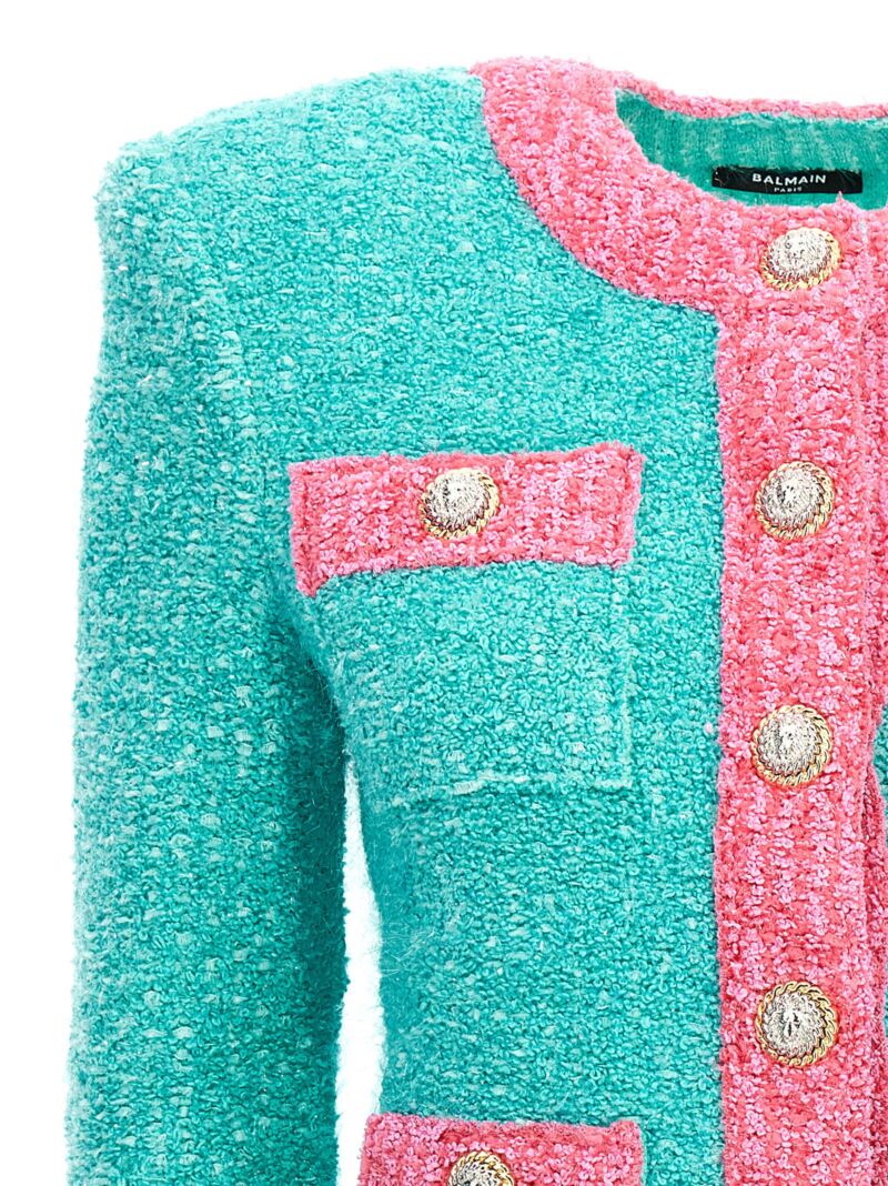 Tweed jacket Woman BALMAIN Multicolor