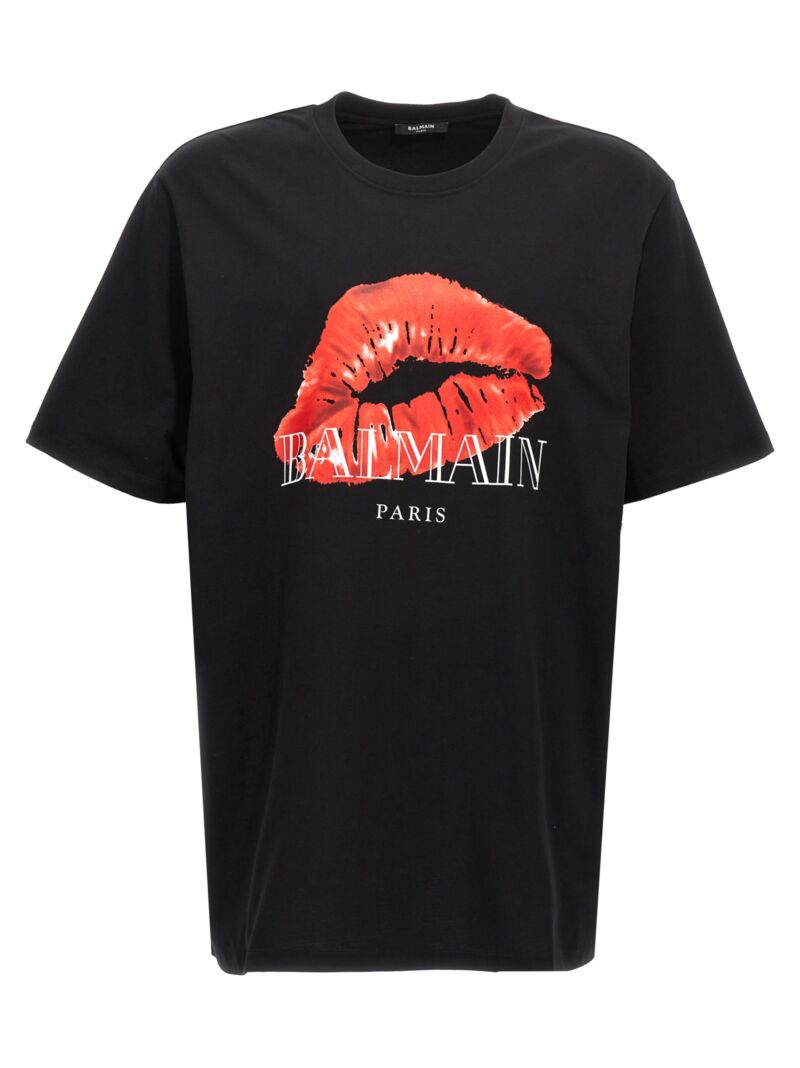 'Balmain Kiss' T-shirt BALMAIN Black