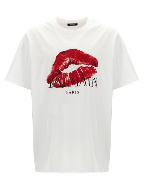 'Balmain Kiss' T-shirt BALMAIN White