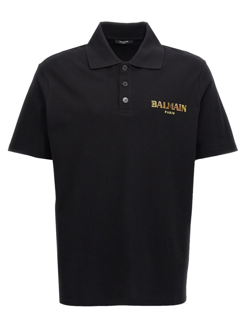 'Balmain Vintage' polo shirt BALMAIN Black