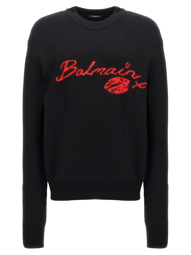 'Balmain Kiss' sweater BALMAIN Black