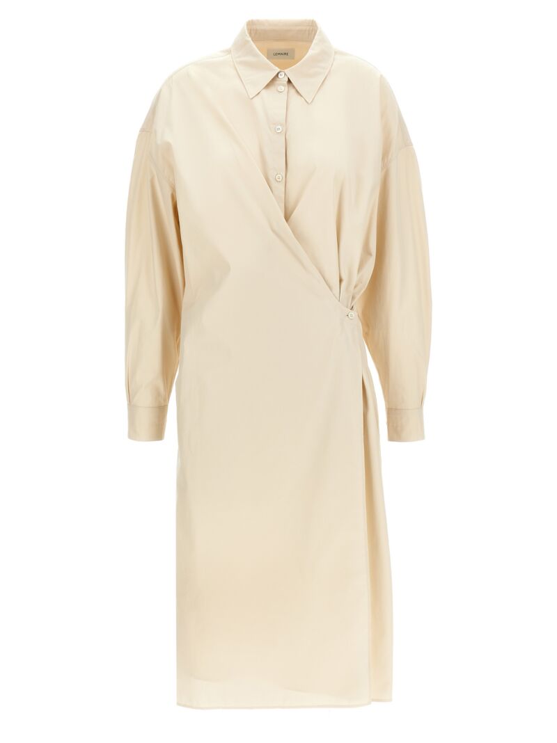 'Twisted' dress LEMAIRE Beige