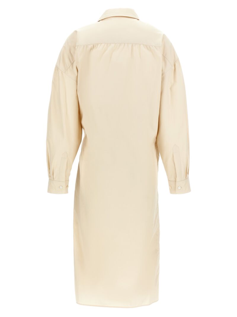 'Twisted' dress DR1092LF839WH048 LEMAIRE Beige