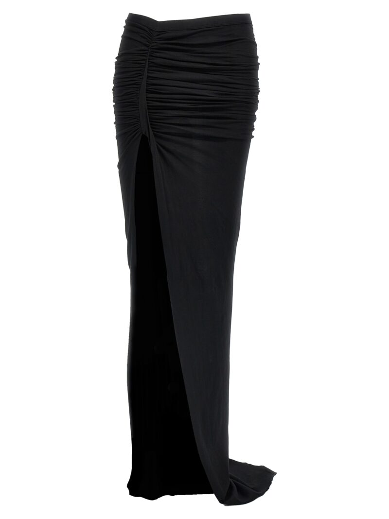 'Soft Edfu' long skirt DRKSHDW Black