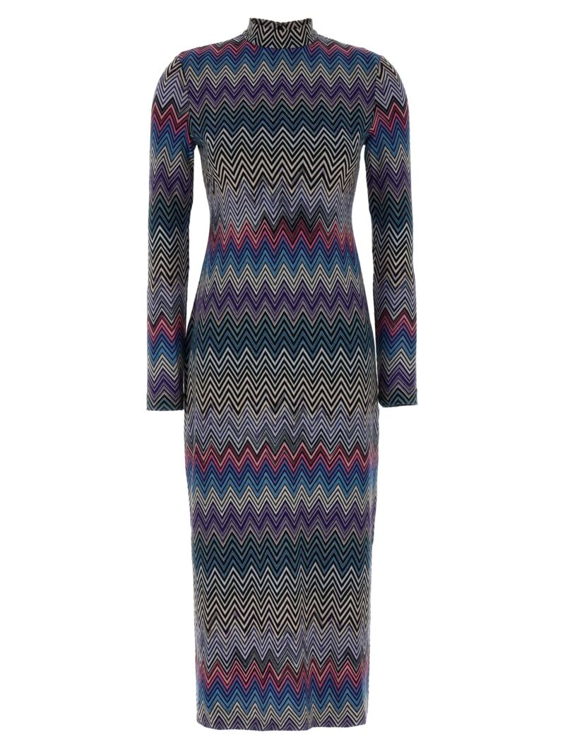 'Zig Zag' long dress MISSONI Multicolor