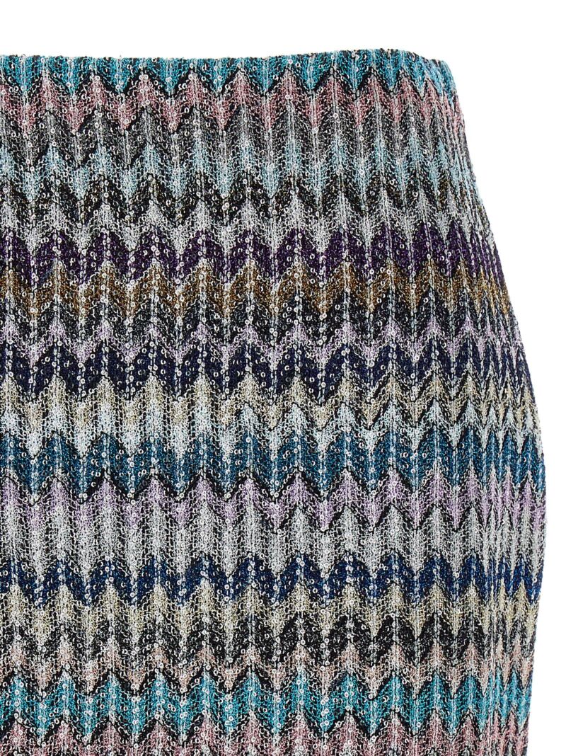 'Caperdoni' skirt 40% viscose 27% polyamide 22% polyester 11% metal MISSONI Multicolor