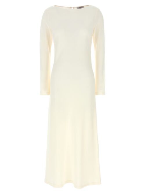 'Sbieco Longuette' dress ALBERTO BIANI White