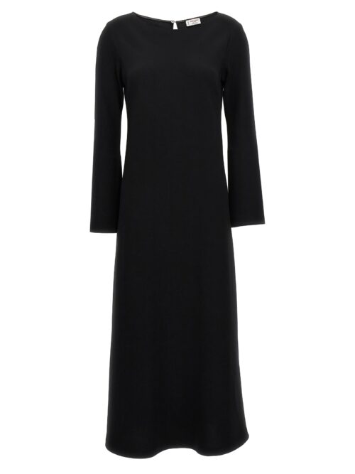 'Sbieco longuette' dress ALBERTO BIANI Black