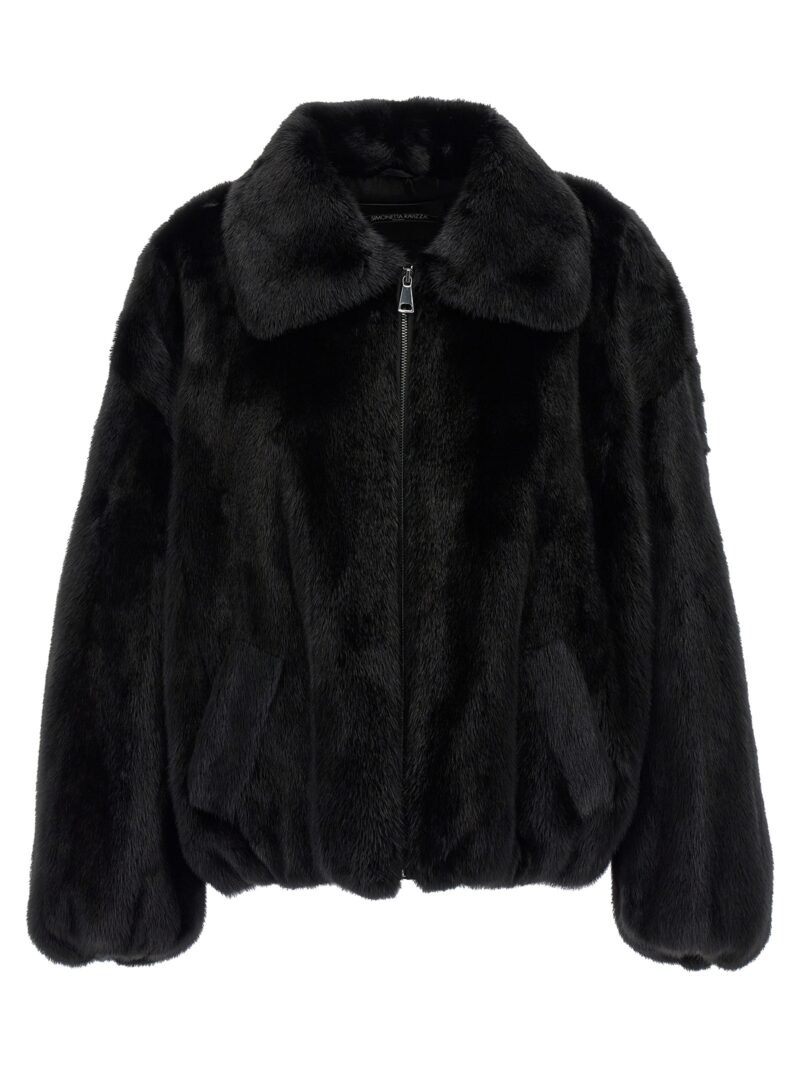 'Dino' fur SIMONETTA RAVIZZA Black