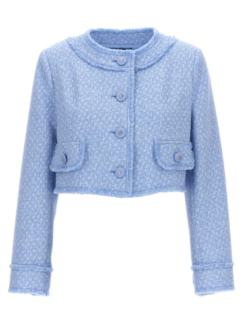 'Rachel' short jacket DOLCE & GABBANA Light Blue