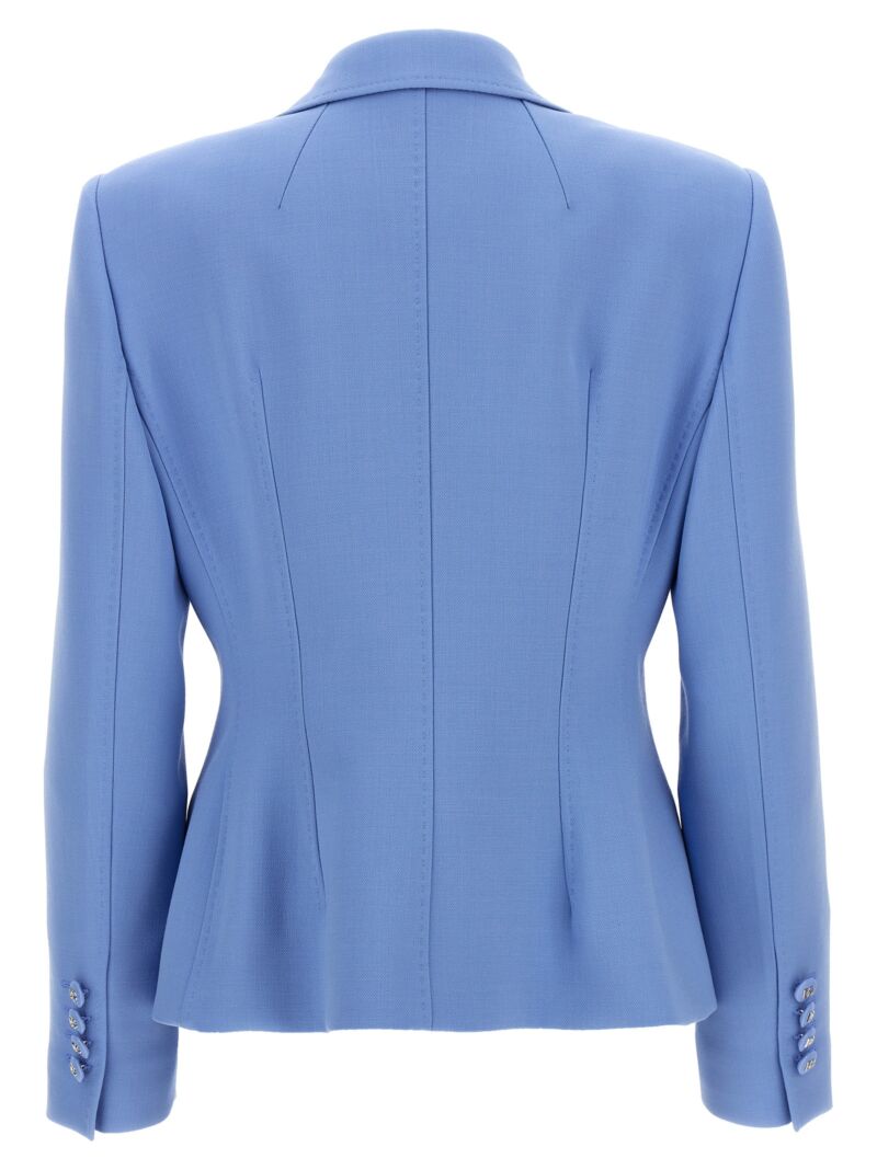 Double-breasted blazer F27ACTFU2L8F3981 DOLCE & GABBANA Light Blue