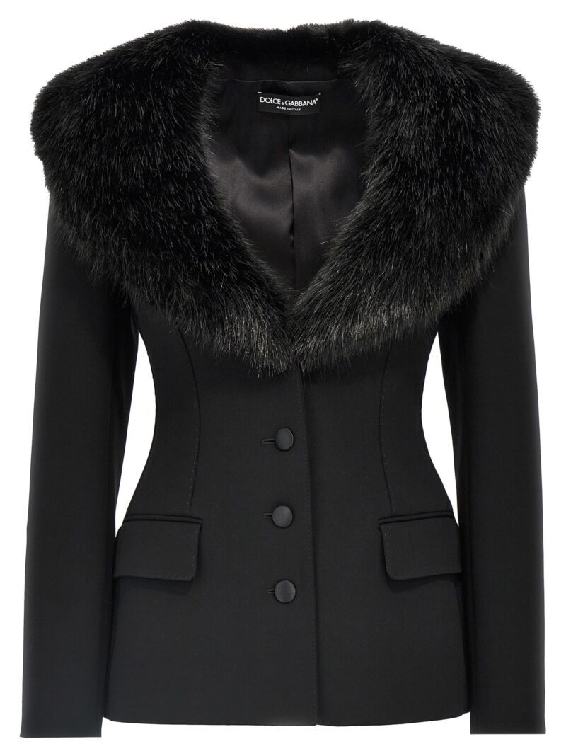 'Dolce' blazer DOLCE & GABBANA Black