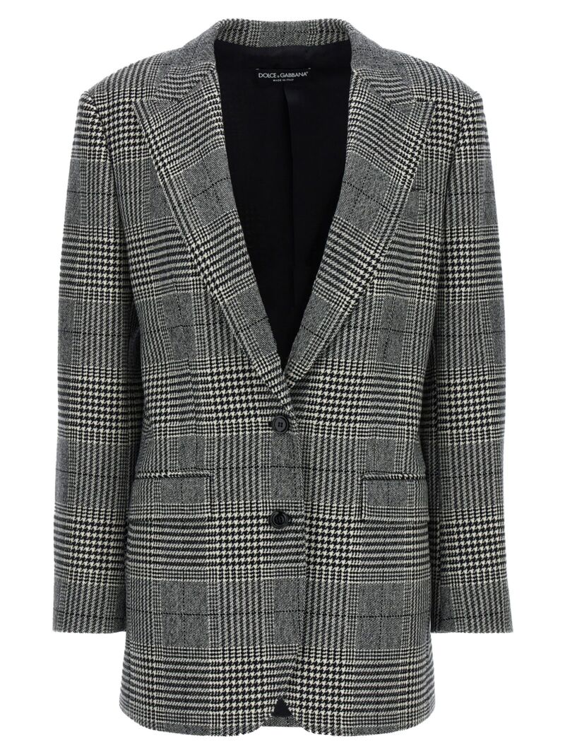 'Pied de Poule' blazer DOLCE & GABBANA Beige