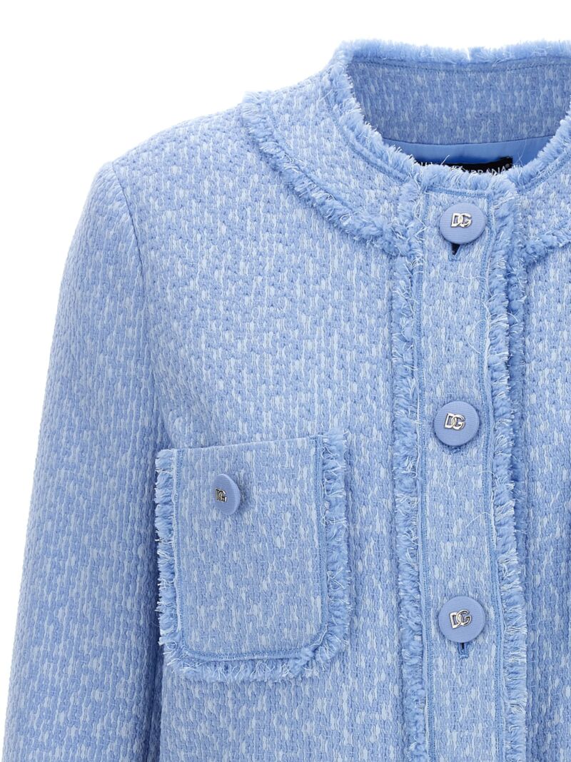 'Rachel' jacket Woman DOLCE & GABBANA Light Blue