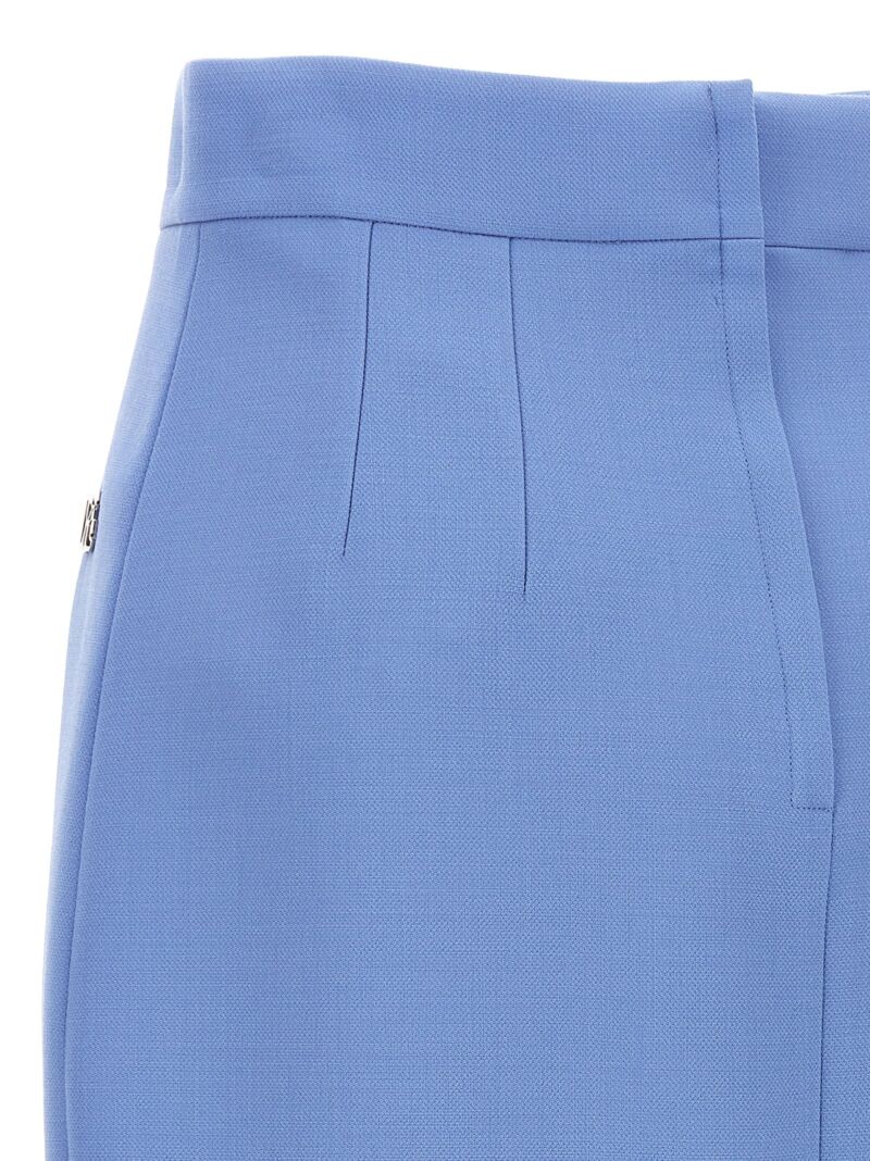 Sheath skirt 100% virgin wool DOLCE & GABBANA Light Blue