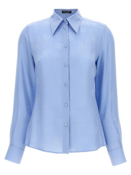 'DG' shirt DOLCE & GABBANA Light Blue