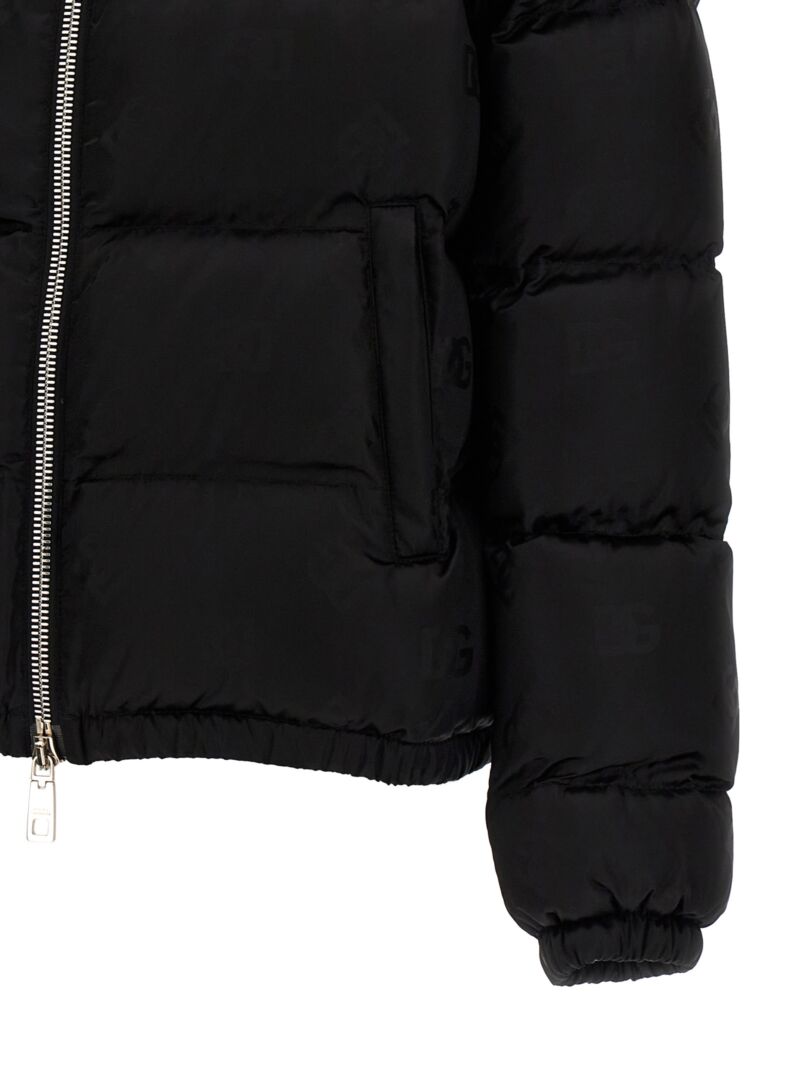 'DG' down jacket Fall Winter 2024/2025 DOLCE & GABBANA Black