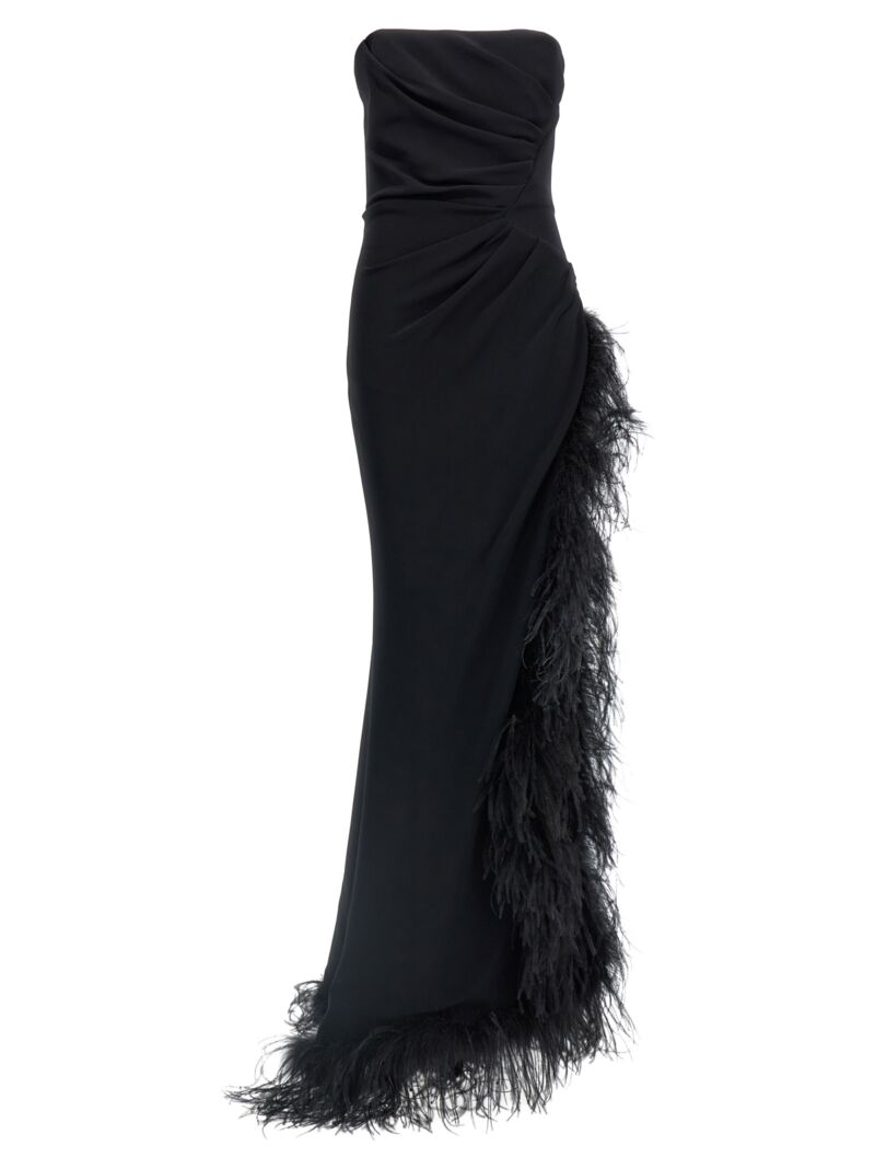 Feather dress ALESSANDRA RICH Black