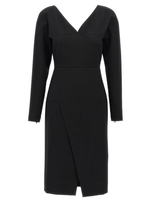 Techno jersey dress FENDI Black