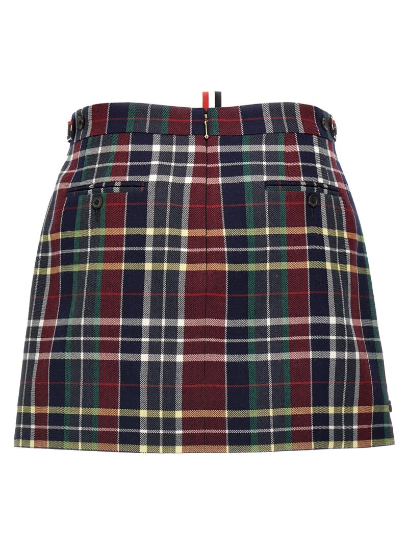 Tartan twill skirt FGCA04AF0651996 THOM BROWNE Multicolor