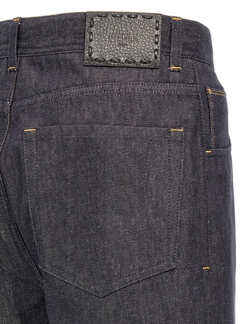 'Selleria' denim 100% cotton FENDI Blue