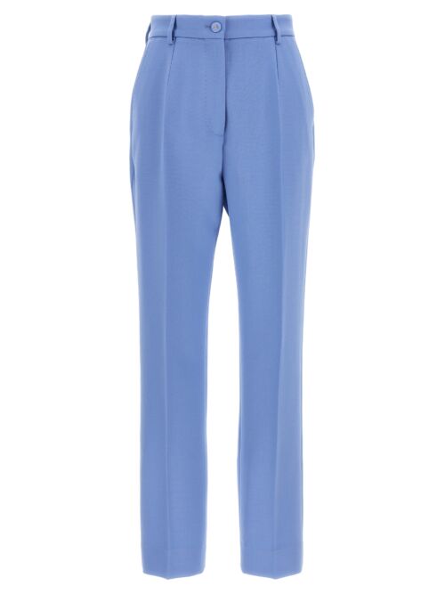 Tailored trousers DOLCE & GABBANA Light Blue