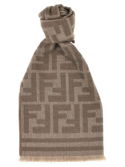 'FF' scarf FENDI Beige